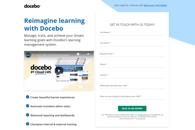 Chiến dịch Google Ad của Docebo