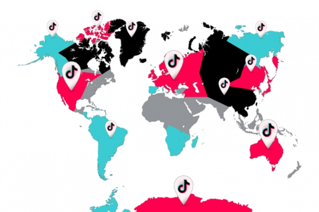 Thống kế TikTok về sự hiện diện của nền tảng ở hơn 150 quốc gia